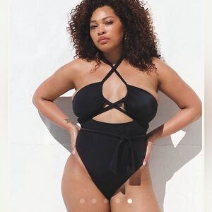 Cleobella NWT Tonne One Piece Bathing Suit Black Size L